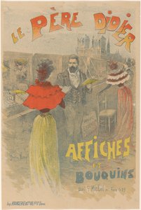 Cartel de le Père Didier, librero y vendedor de carteles
Le Père Didier affiches et bouquins (título en el objeto) de Gaston Noury