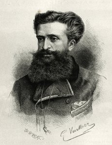 Retrato del Dr. Gustave Lebon (1841-1931). Ilustración de la historia La Siria de hoy, por M. Lortet, decano de la Facultad de Medicina de Lyon, encargado de una misión científica por el Ministerio de Educación Pública, publicado en Le tour du monde