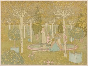 El parque, 1897 de Gaston de Latenay