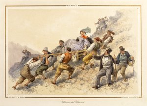 El descenso del Monte Vesubio de Gatti and Dura