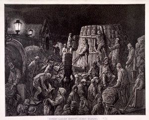 Mercado de Covent Garden - Temprano en la Mañana, 1872