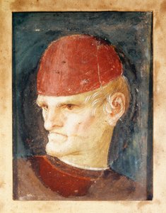 Italia, Varallo, Fragmento de fresco de una cabeza