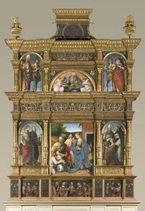 Natividad y Última Cena, Políptico de Gaudenzio Ferrari