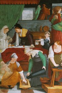 Natividad de María y Anunciación a Santa Ana y San Joaquín de Gaudenzio Ferrari