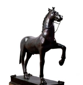 Caballo votivo de bronce (escultura, c. 50 d.C.) de Gaulish Gaulish
