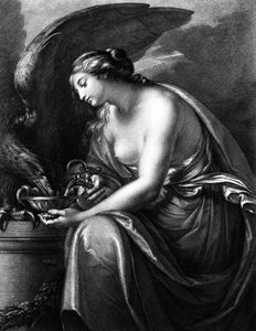 Hebe, grabado por Domenico Cunego