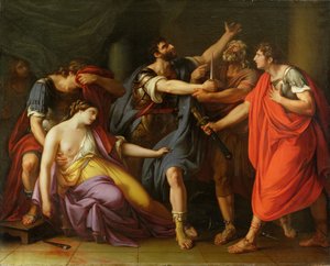 La muerte de Lucrecia de Gavin Hamilton