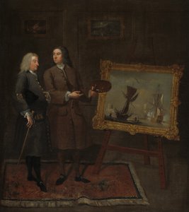 Thomas Walker y Peter Monamy, c.1735 de Gawen Hamilton