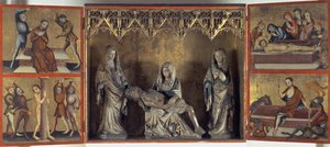 Retablo que representa el lamento y la pasión de Cristo (Altar de Santa Isabel de Turingia) c.1410 de Gdansk School