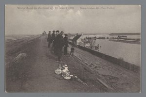Inundación de agua en Zelanda de Gebroeders van Straaten