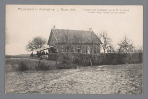 Inundación de agua en Zelanda el 12 de marzo de 1906