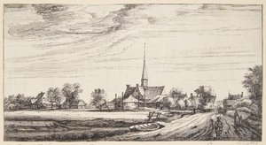 Vista hacia Amstelveen de Geertruyt Roghman