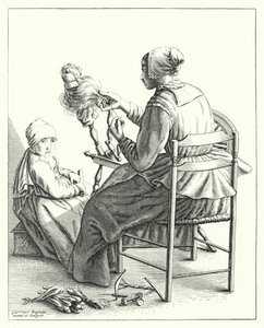 La hilandera de Geertryut Roghman