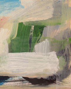 Paisaje verde abstracto de Gemma Bardot