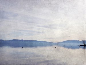 Un lago tranquilo en invierno de Gemma Bardot