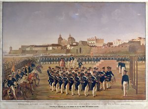 El Fusilamiento de Pantaleón Germán de Ribón y sus 8 compañeros en Cartagena el 24 de febrero de 1816 de Generoso Jaspe