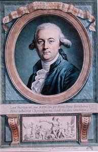 Retrato de Valentin Hauy (1745-1822) de Genevieve (after) Favart