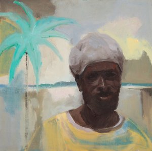 Antiguan Man, 2019 (óleo sobre lienzo)