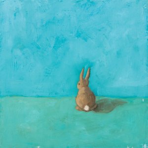Little Bun, 2018 (óleo sobre tabla) de Genevieve French