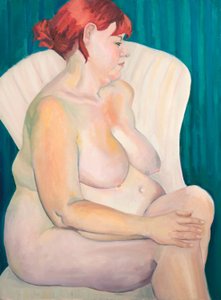 Desnudo pelirrojo, 2015 (óleo sobre lienzo)
