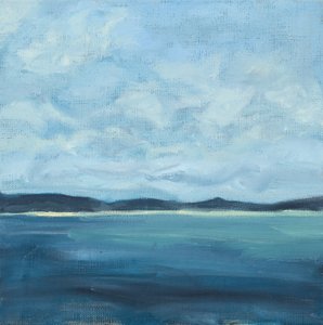 Paisaje marino, 2016 (óleo sobre lienzo)