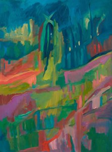 Sur de Francia, capilla, 2024 (óleo sobre lienzo) de Genevieve French
