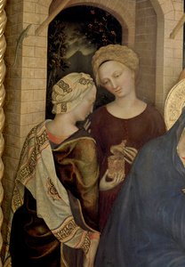 Adoración de los Magos (detalle) de Gentile da Fabriano