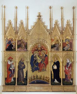 Coronación de la Virgen y Santos de Gentile da Fabriano