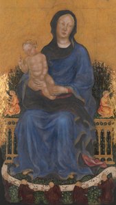 Madonna y el Niño con ángeles de Gentile da Fabriano