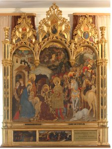 La Adoración de los Magos, c. 1420 de Gentile da Fabriano