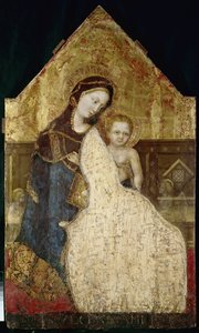 Virgen con niño de Gentile da Fabriano