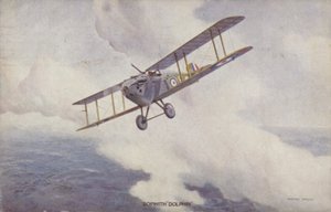 Avión de combate Sopwith Dolphin (litografía en color) de Geoffrey (after) Watson