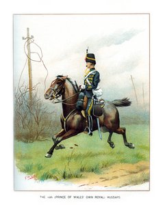 El 10º de Húsares del Príncipe de Gales, c1890 de Geoffrey Douglas Giles