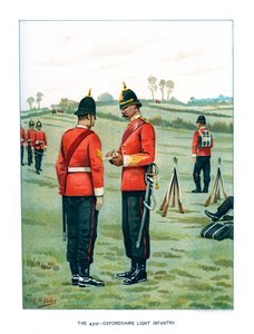 La 43ª Infantería Ligera de Oxfordshire, c1890