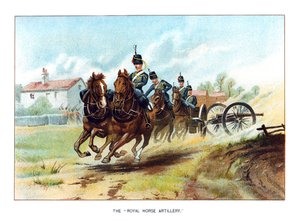 La Real Artillería a Caballo, c1890