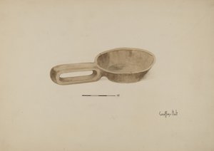 Cucharón de madera para aceite