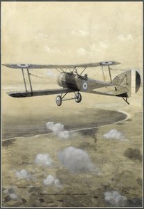 Un Sopwith dando el "salto de longitud de Geoffrey Watson