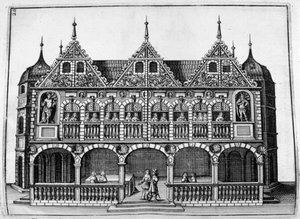 Diseño de castillo, 1664 de Georg Andreas Bockler