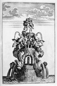 Diseño de fuente, 1664 de Georg Andreas Bockler