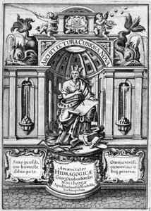 Portada de Architectura Curiosa Nova, 1664