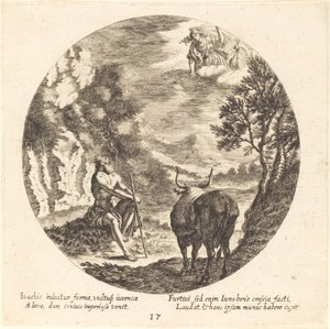 Júpiter transformando a Io en una vaca de Georg Andreas Wolfgang the Elder