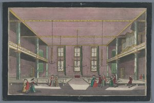 Vista del interior del Kerk van de Broedergemeente en Zeist Lugar de encuentro de la comunidad de hermanos en Zeyst von Innen