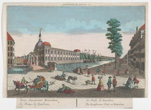 Vista de la Bolsa de Valores de Rotterdam Die Kauffmann