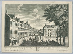 Vista del Estanque Cerca del Jardín de Tiro en La Haya de Georg Balthasar Probst