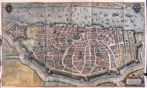 Anversa, Bélgica - en "Civitates Orbis Terrarum" de Georg Braun, Colonia 1617 de Georg Braun