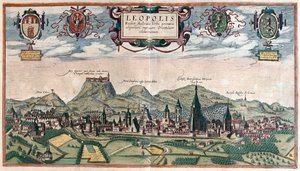 Lviv , Ucrania- en "Civitates Orbis Terrarum" de Georg Braun, Colonia 1617 de Georg Braun