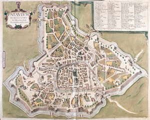 Padua, Italia - en "Civitates Orbis Terrarum" de Georg Braun, Colonia 1617 de Georg Braun
