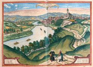 Penig, Alemania - en "Civitates Orbis Terrarum" de Georg Braun, Colonia 1617 de Georg Braun
