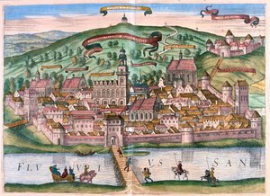 Przemysl, Polonia - en "Civitates Orbis Terrarum" de Georg Braun, Colonia 1617 de Georg Braun