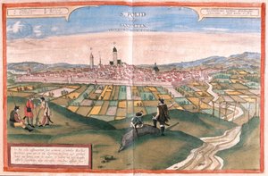 Sankt Polten, Austria - en "Civitates Orbis Terrarum" de Georg Braun, Colonia 1617 de Georg Braun